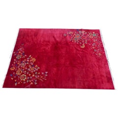 Tapis en laine Art Déco chinois Nichols