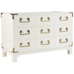 White Lacquered Chest of Drawers from NK