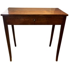 Antique Writing Desk or Table with Lock and Key