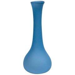 Vase aus mundgeblasenem Kunstglas, 20. Jahrhundert