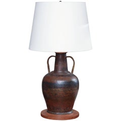 Hand-Formed Copper Vessel Table Lamp 4