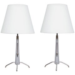 Pair of Telescoping Table Lamps 3