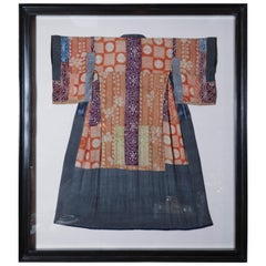 Framed Yose Juban Kimono