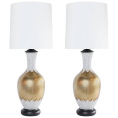 Pair of Restored Midcentury Table Lamps