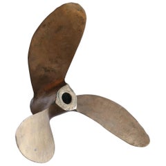 Used Small Brass Propeller