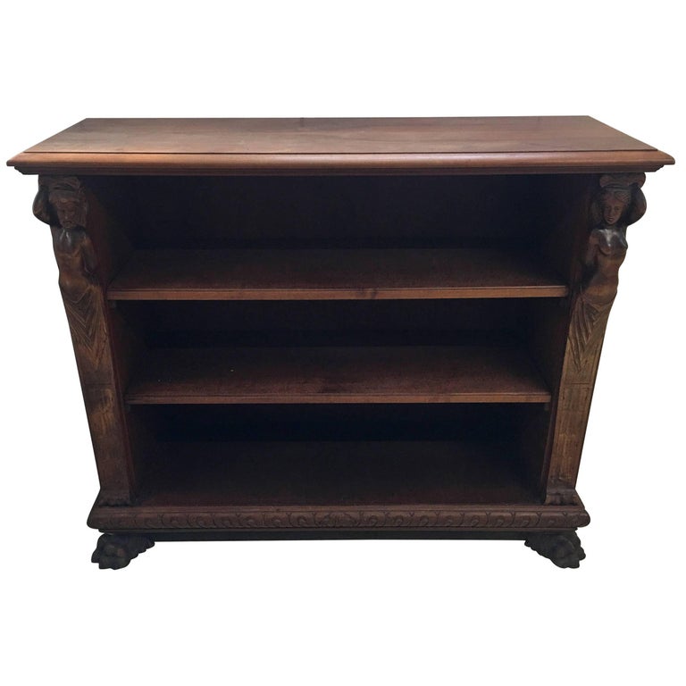 italian baroque carved wood bookshelf at 1stdibs italian baroque carved wood bookshelf at 1stdibs