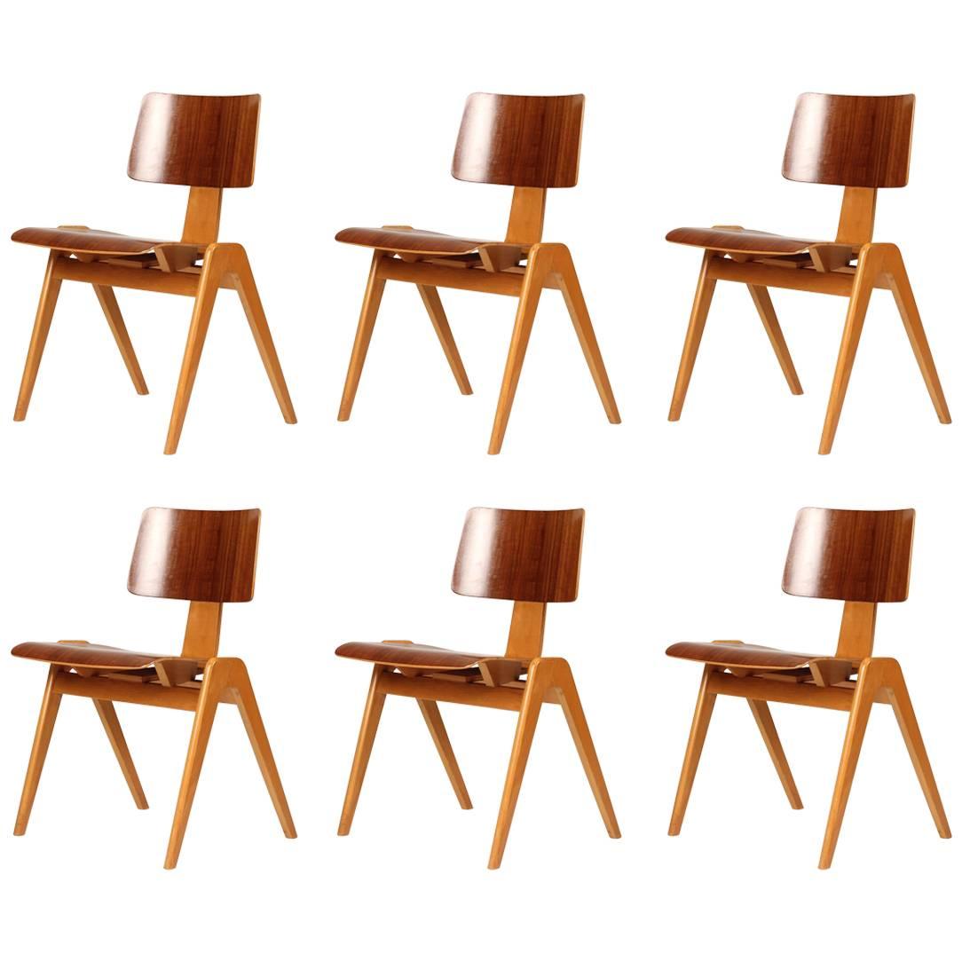 Robin Day Hillestak Set of Six Early Edition Chairs