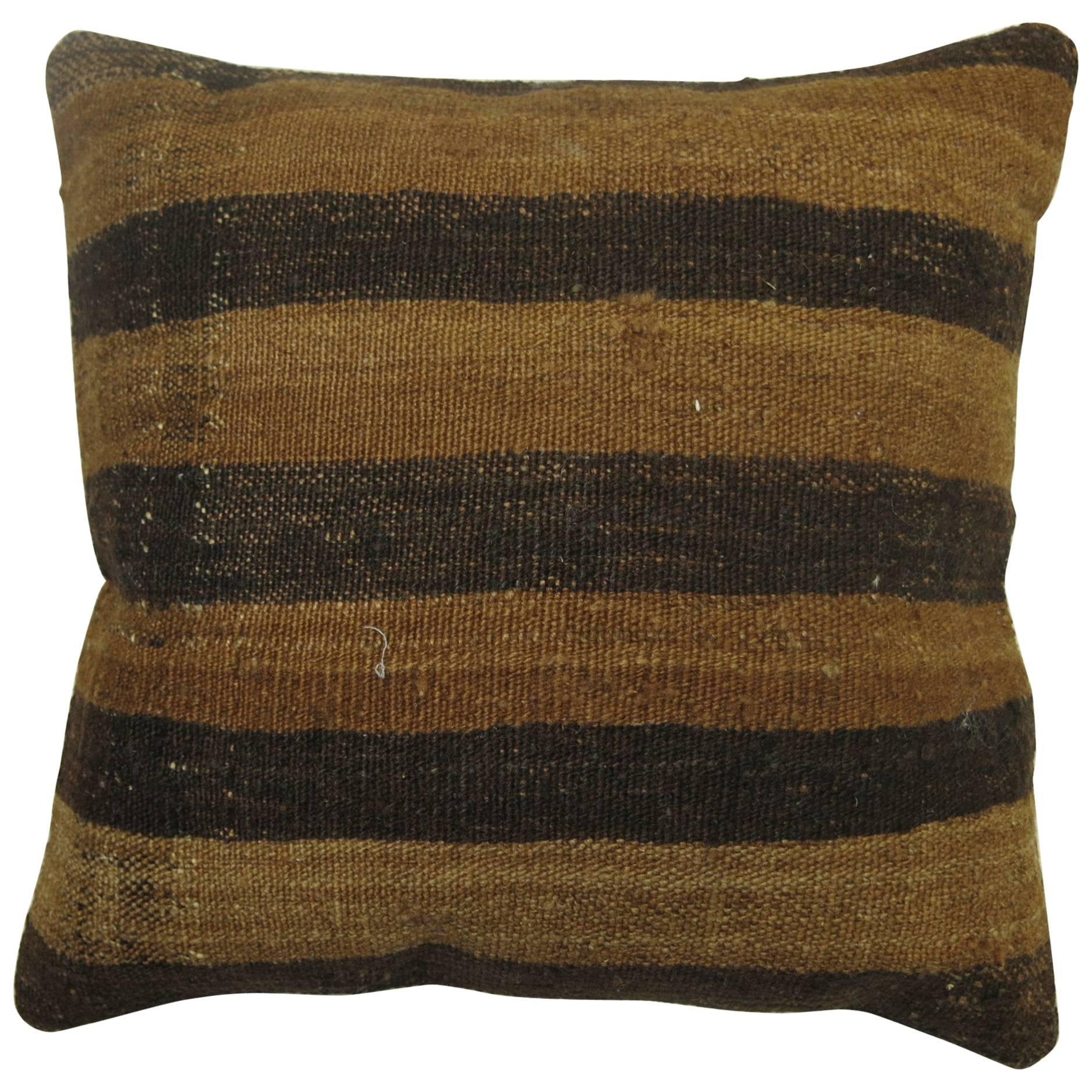Turkish Striped Kilim Pillow