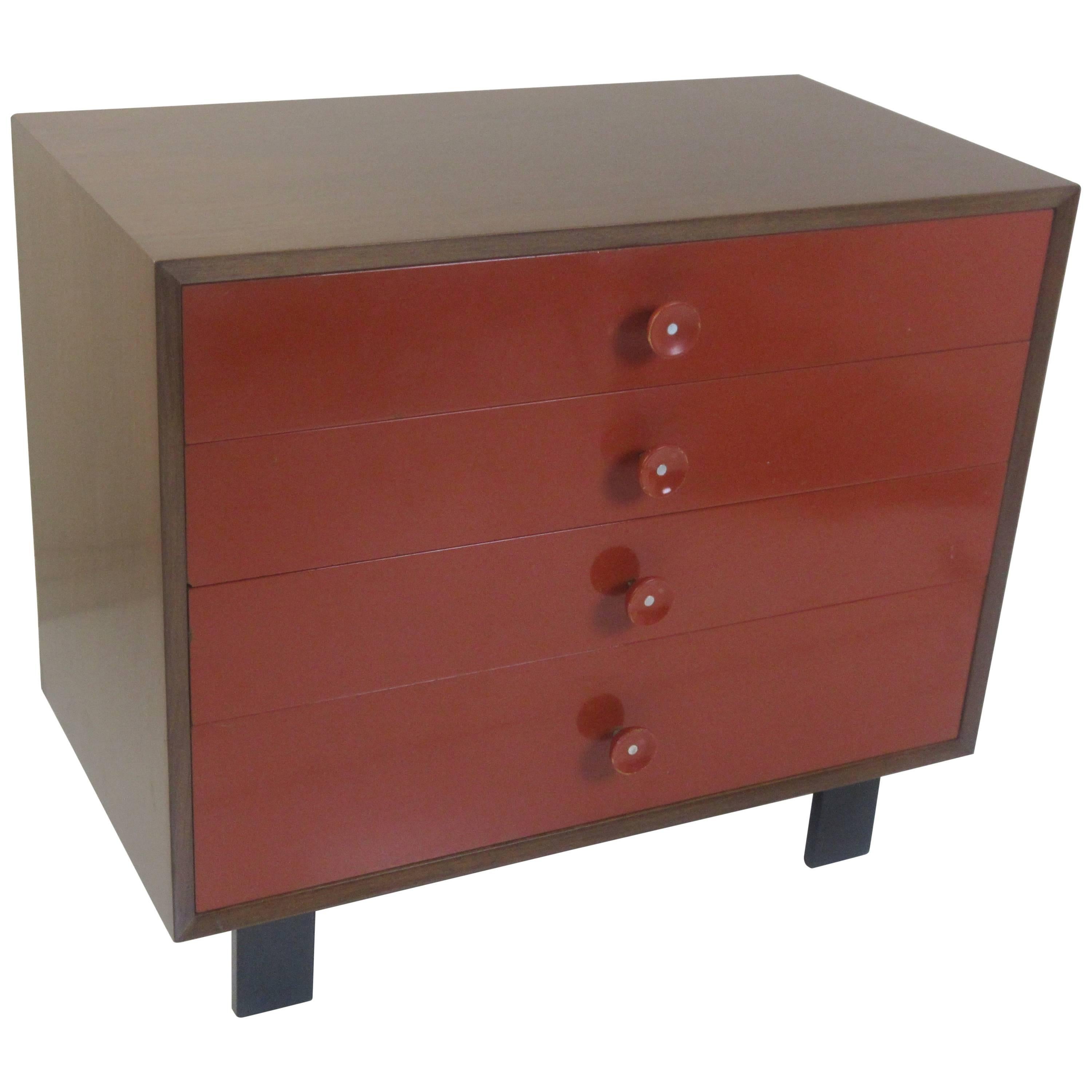 George Nelson for Herman Miller Vanity Chest of Drawers in Walnut