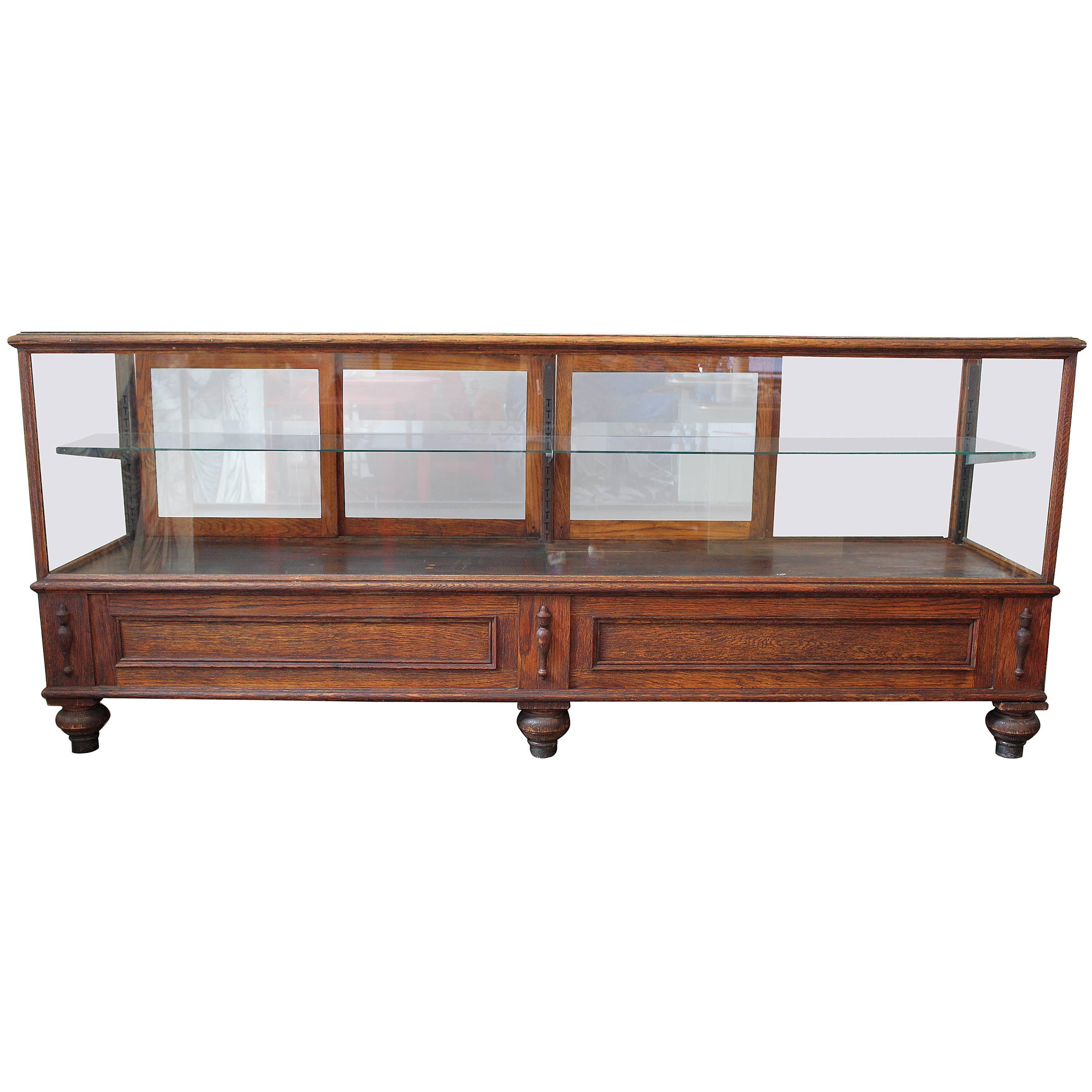 Antique Glass Case by Grand Rapid Store Equipment