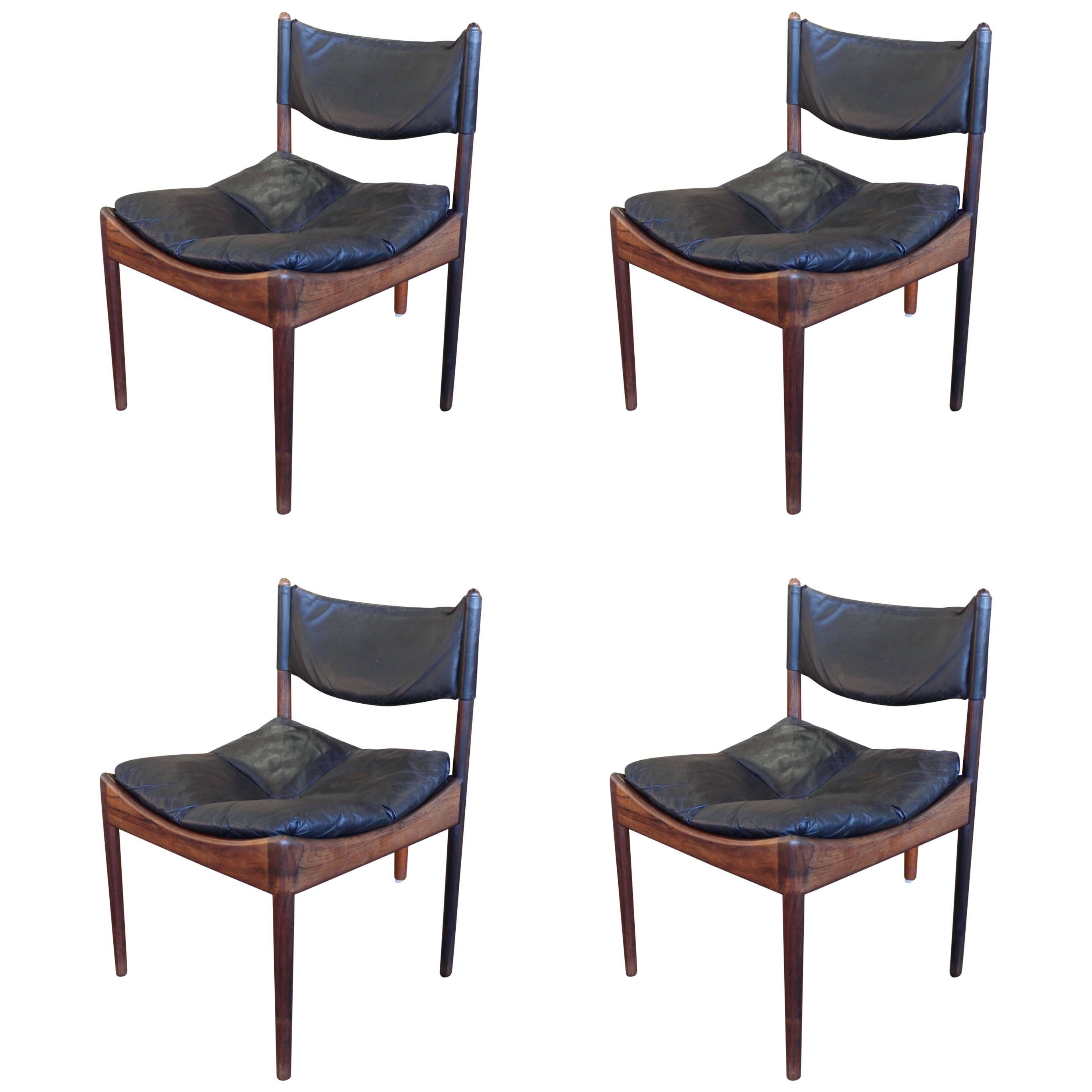 Kristian Solmer Vedel Modus Dining Chairs, Set of Four
