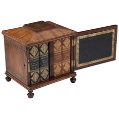 Regency Kingwood Sewing Box / Writing Cabinet, 19th Century