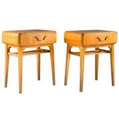 Scandinavian Mid-Century Bedside Tables by Axel Larsson for Bodafors, 1940s