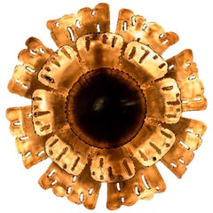 Danish Brutalist Wall Lamp by Svend Aage Holm Sorensen