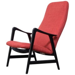 1950s Folke Ohlsson Numbered '127/57' Fauteuil for Artifort or Dux