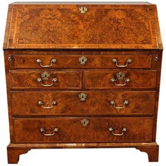 George II Walnut Bureau