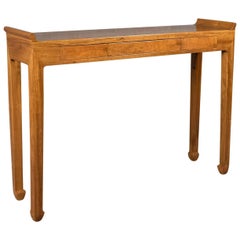 Midcentury Hall Console Table, Oriental Alter Table in Cherry