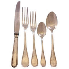 Albi by Christofle Silver Plate Flatware Set for Six Dinner Service 30 Pieces