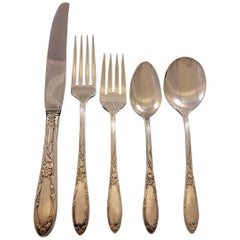 Virginian by Oneida Sterling Silver Flatware Set for 12 Service 64 Pieces