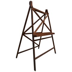 Antique Gigantic and Very Unusual Easel, France, 1920-1930