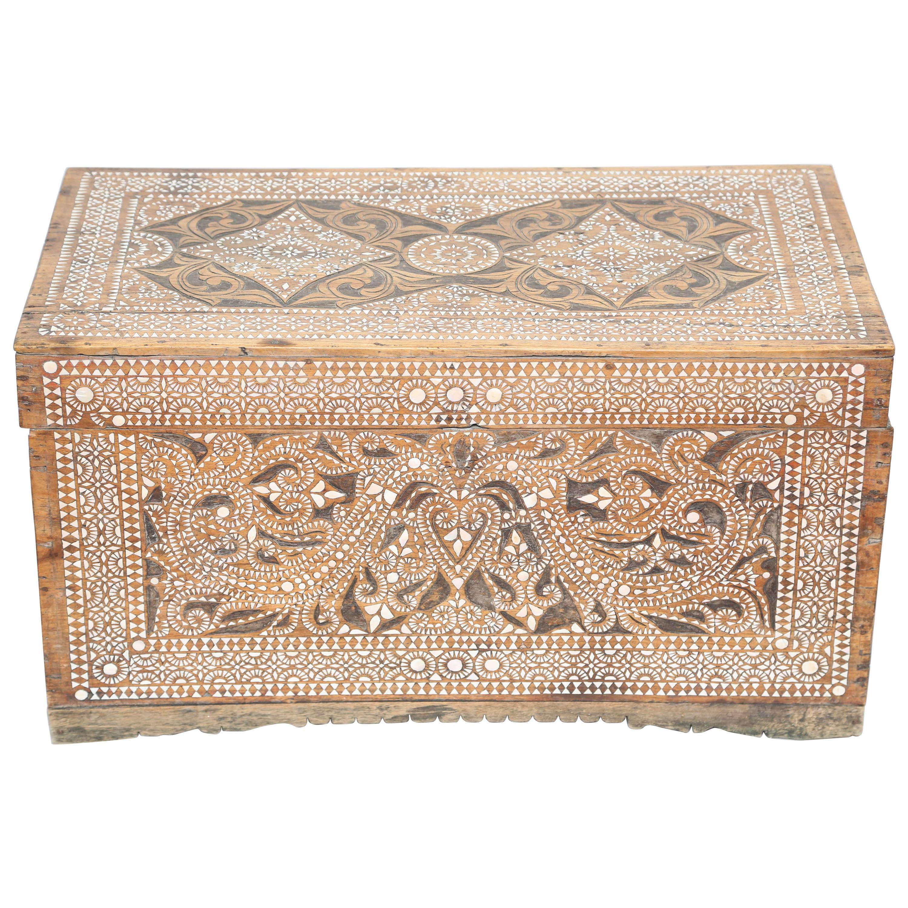 Antique Syrian Trunk