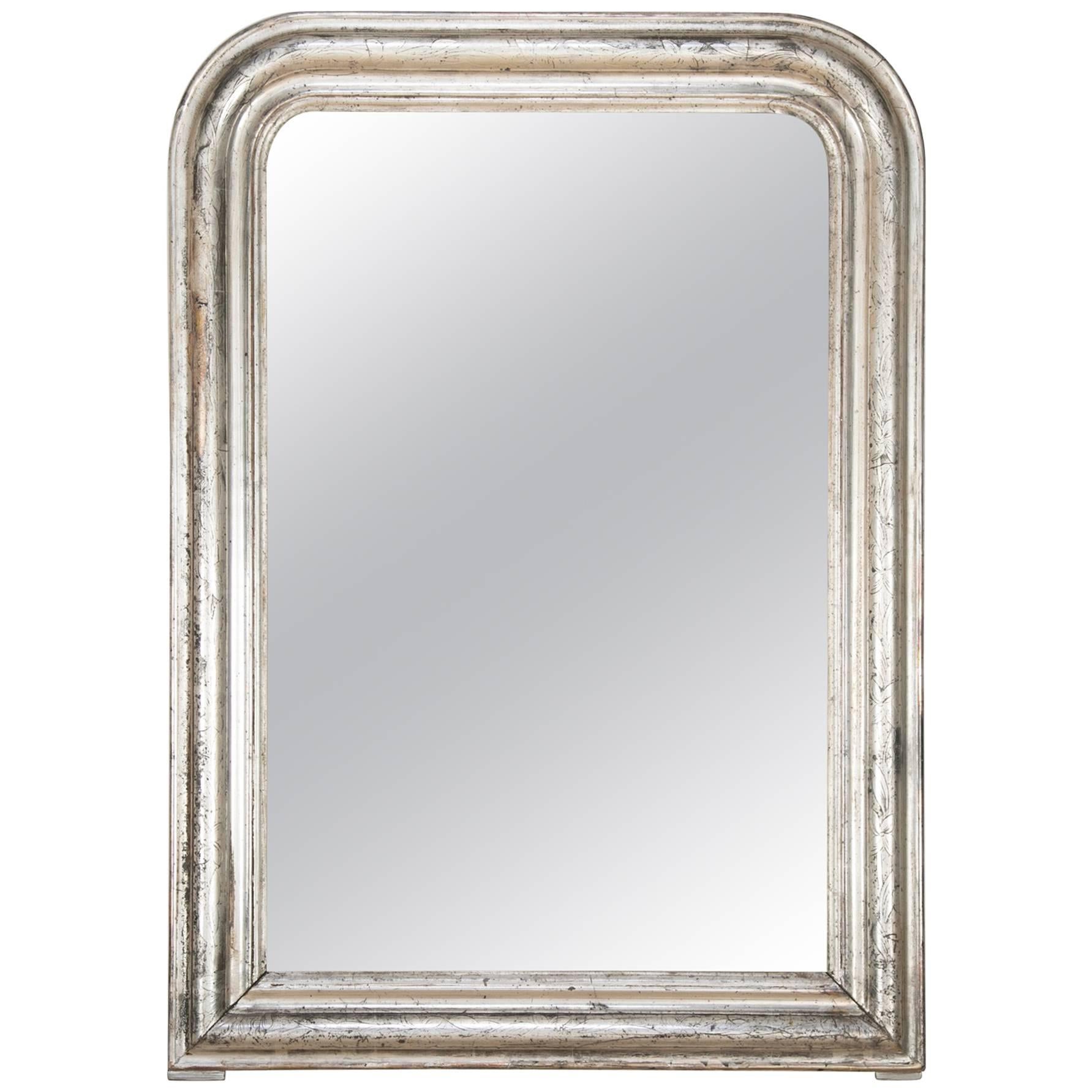 Louis Philippe Arched Silvered Mirror