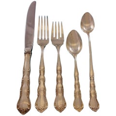 Cheryl by Kirk Sterling Silver Flatware Set for 8 Service 46 pieces
