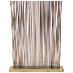 Val Bertoia Linear Three Row Copper and Brass Sonambient Sculpture, USA