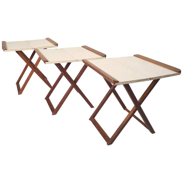 Set of Folding Dinner Trays For Sale at 1stDibs