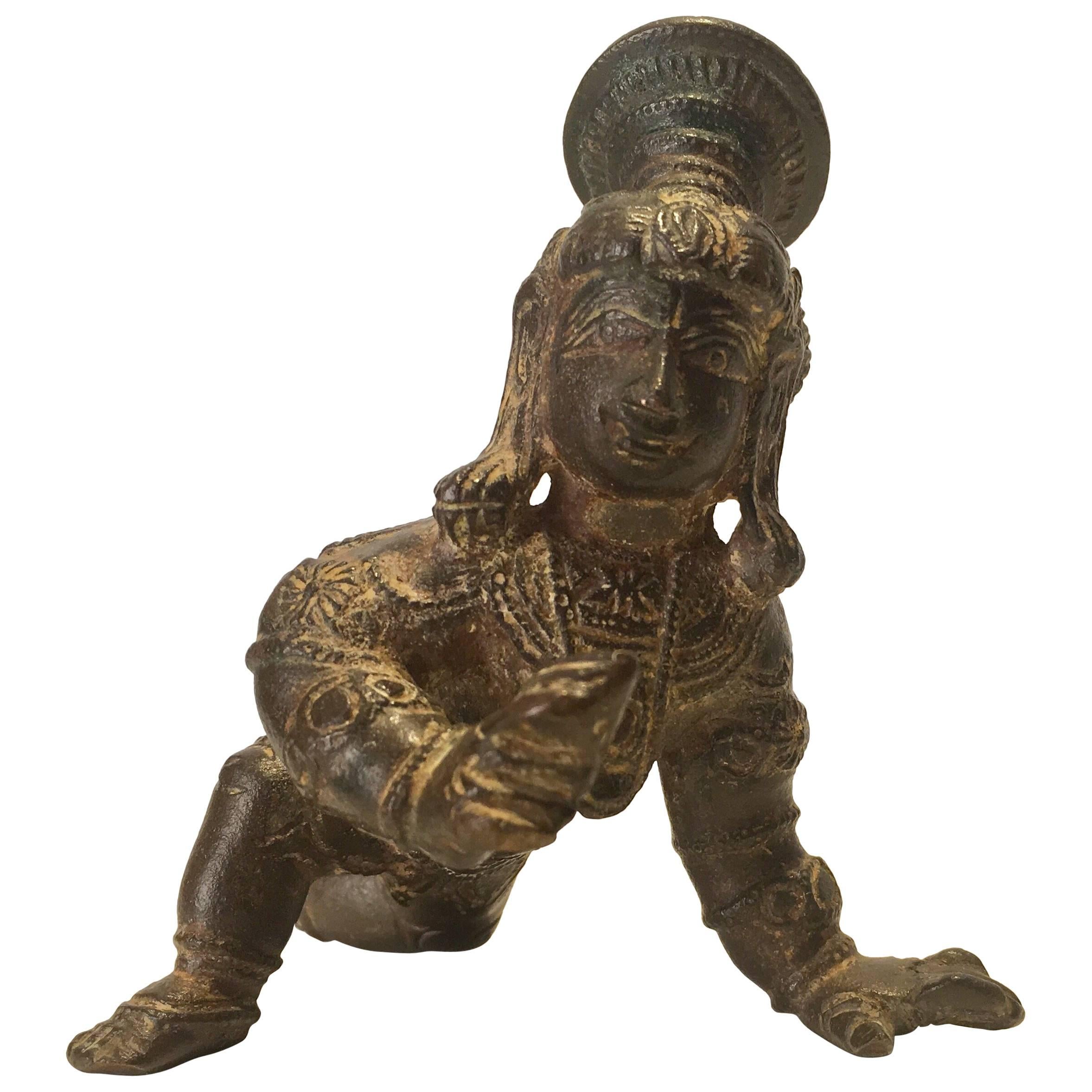 Bala Krishna Bronze India 19th Century/Earlier