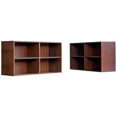 Pair of Kai Kristiansen Style Bookcases in Rosewood Danish Midcentury