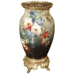 Antique Barbotine with Bronze Ormolu, LeFront, circa 1880