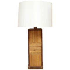 Walnut Parquet Table Lamp 9