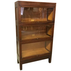 Mahogany Barrister Bookcase Cabinet by Globe Wernicke