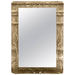 Lalique Style Glass Wall Mirror