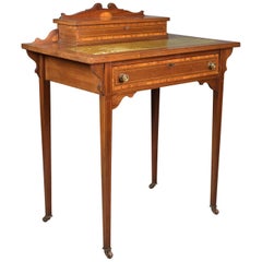 Edwardian Antique Writing Table, Top Quality Desk, London, England Cooper & Holt