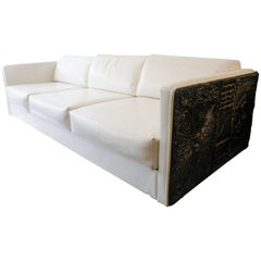 Adrian Pearsall Brutalist Club Tuxedo Sofa Craft Associates