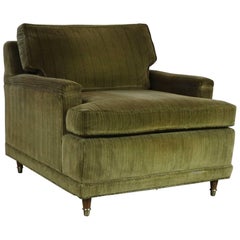 Tiefgrüner Samt Lawson Style Vintage Club Chair Mid-Century Modern