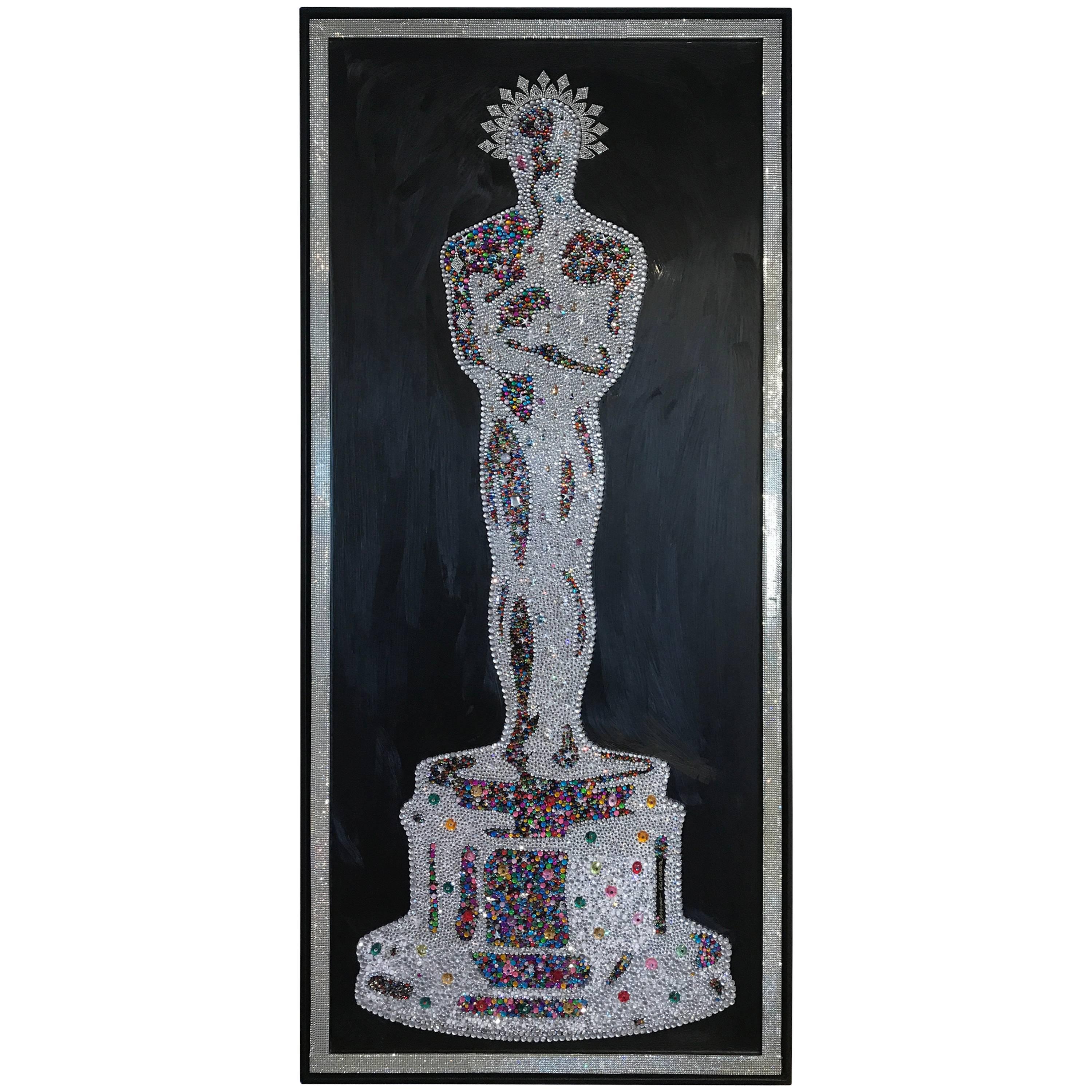 Mauro Oliveira Masterpiece Oscar with over 10, 000 Swarovski and Czech Crystals
