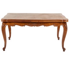 Antique Louis XV Style Draw Leaf Table
