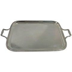 Antique English Sterling Silver Tea Tray