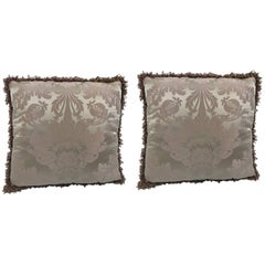 Pair of Italian Fortuny Pillows Pair of Italian Fortuny Pillows