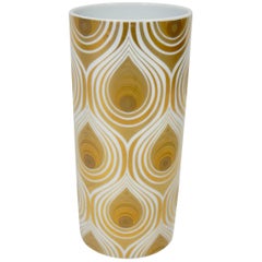 Rosenthal, Germany Gold Porcelain Vase