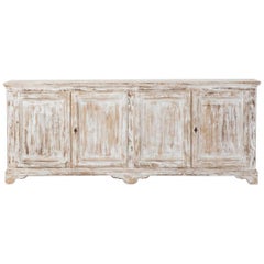 19th Century French Provençal Louis Philippe Style Enfilade in Original Paint 8