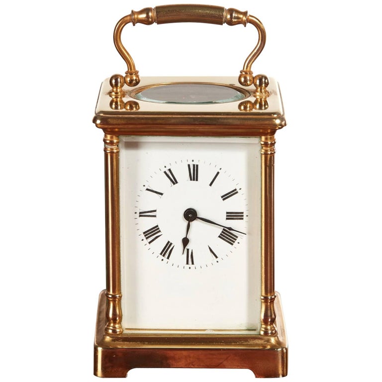 Antique Brass French Carriage Clock at 1stDibs
