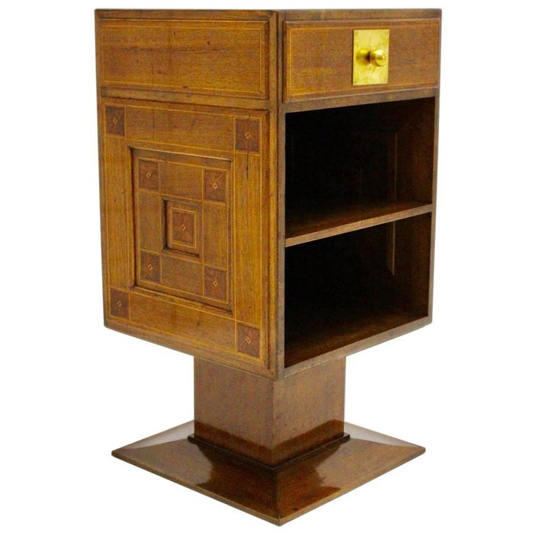 Vienna Sezession Jugendstil Side Table by Robert Oerley Vienna, circa