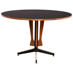 1950s Round Italian Dining Table by Carlo Ratti