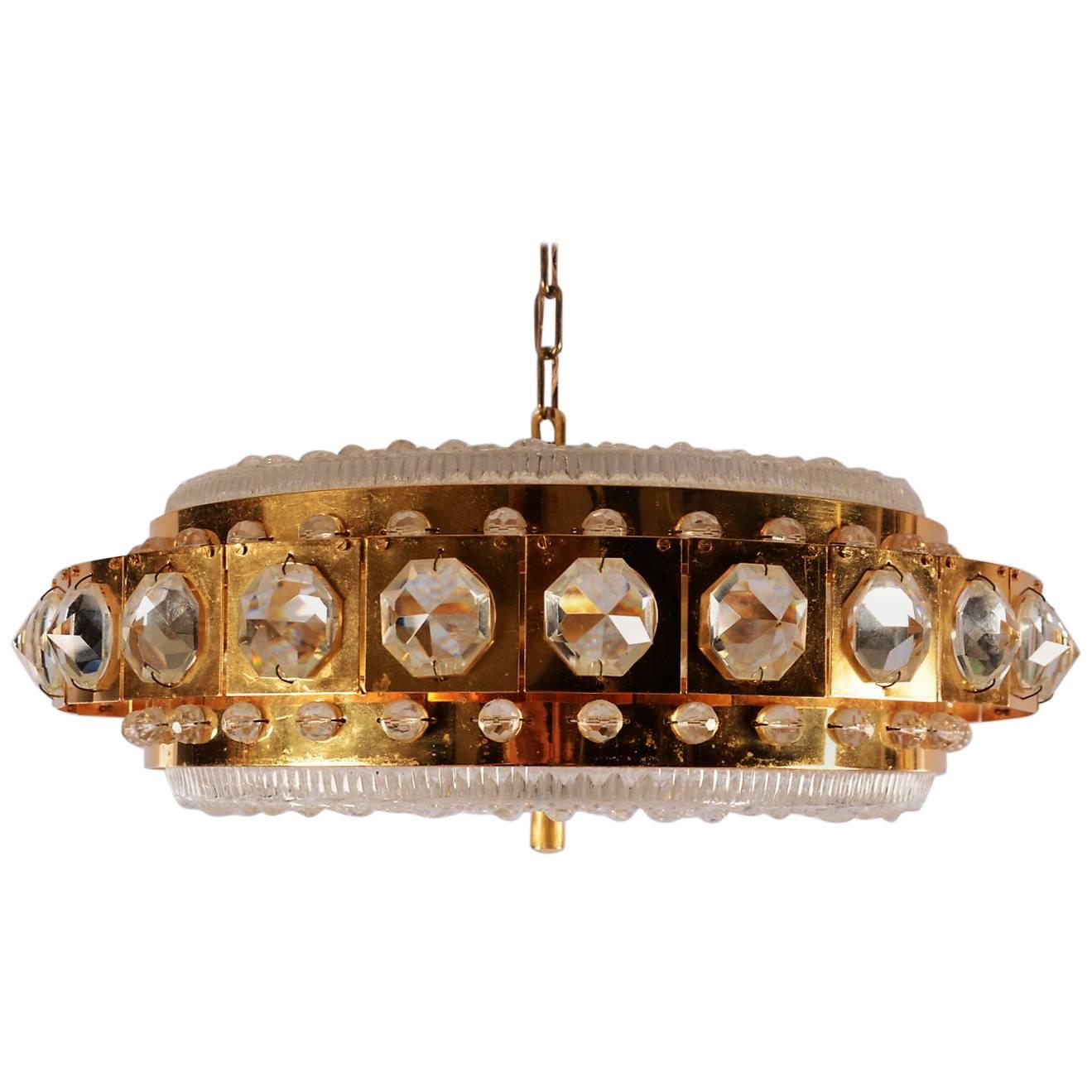 Carl Fagerlund for Orrefors Chandelier