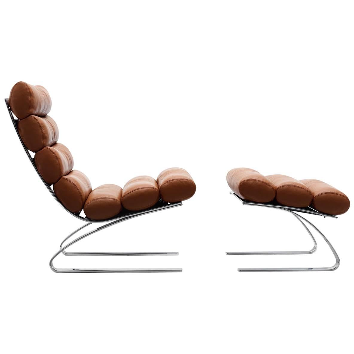 Sinus Lounge Chair with Ottoman by COR im Angebot