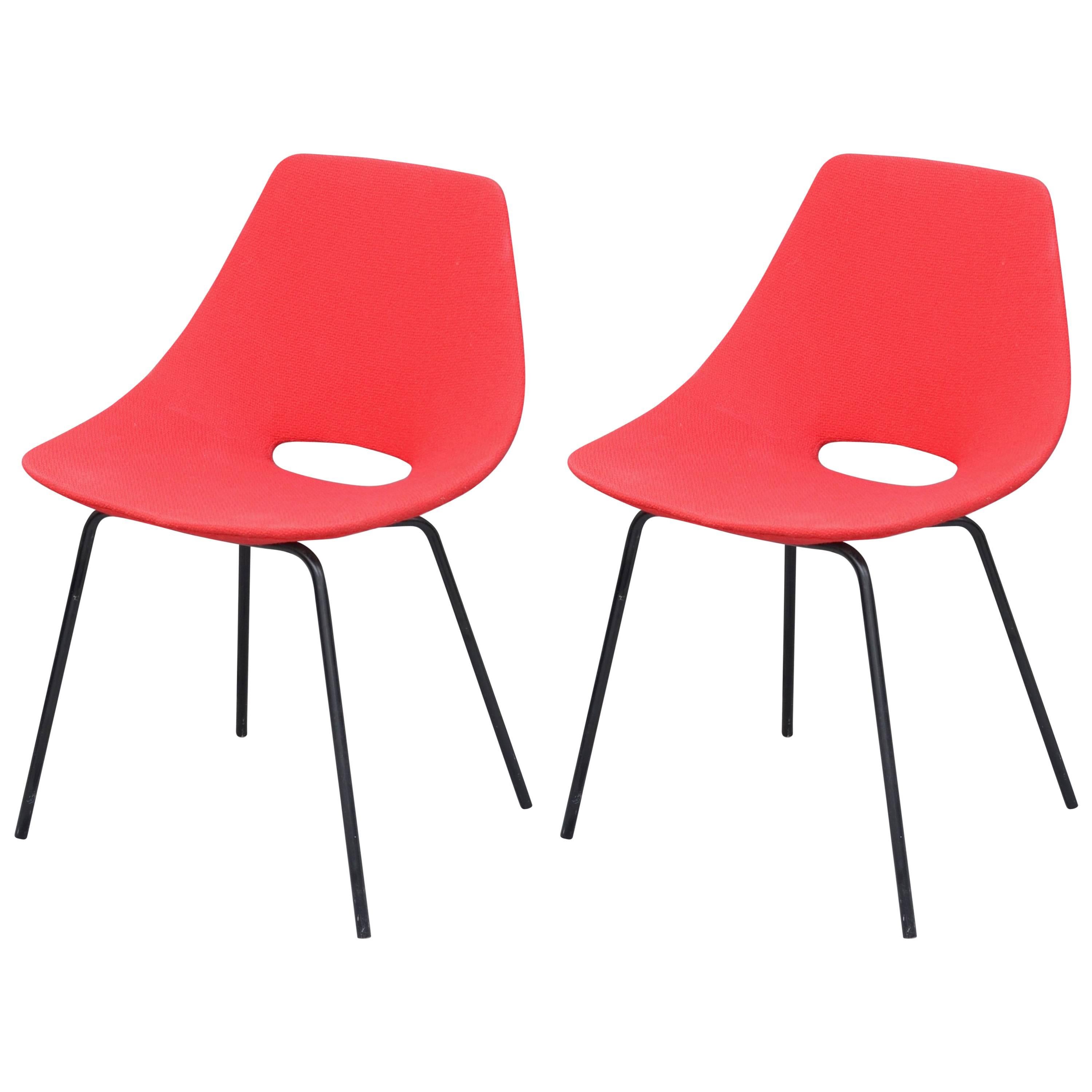 Pair of Tonneau Chairs by Pierre Guariche